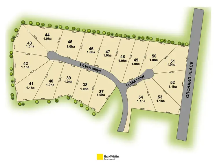 Floorplan of Homely land listing, LOT 50, 13 Flora Place, Inverell NSW 2360