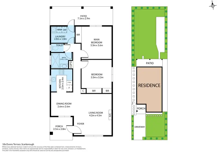Floorplan of Homely house listing, 18A Dunns Terrace, Scarborough QLD 4020