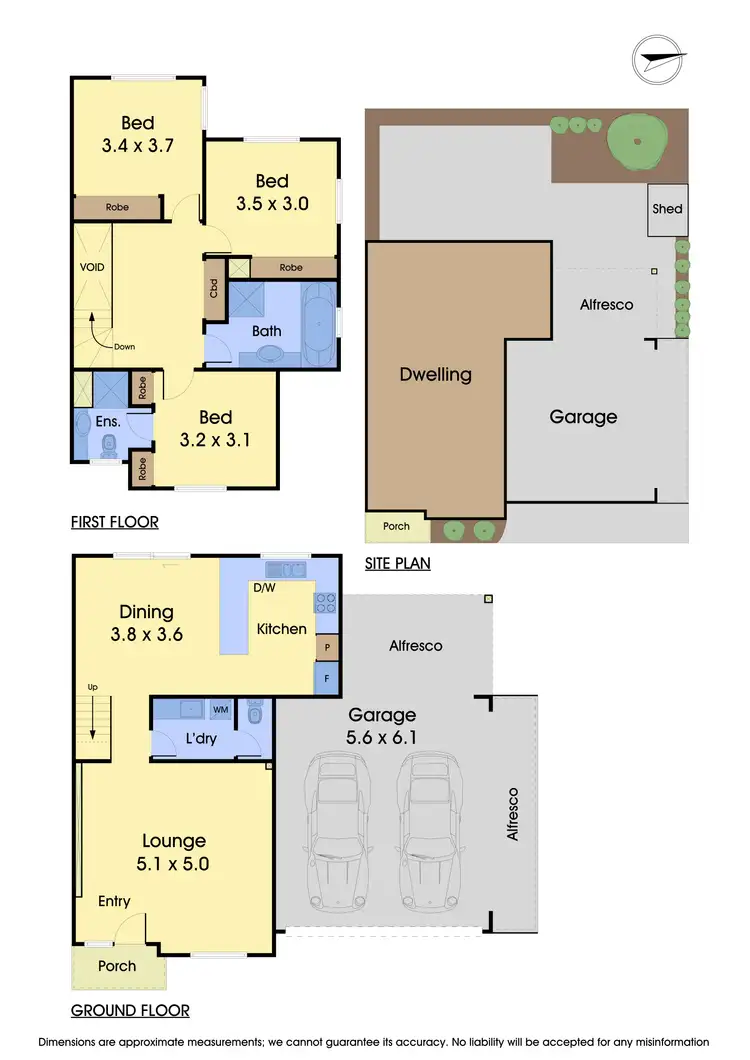 Floorplan of Homely townhouse listing, 5/1303 Centre Road, Clayton VIC 3168
