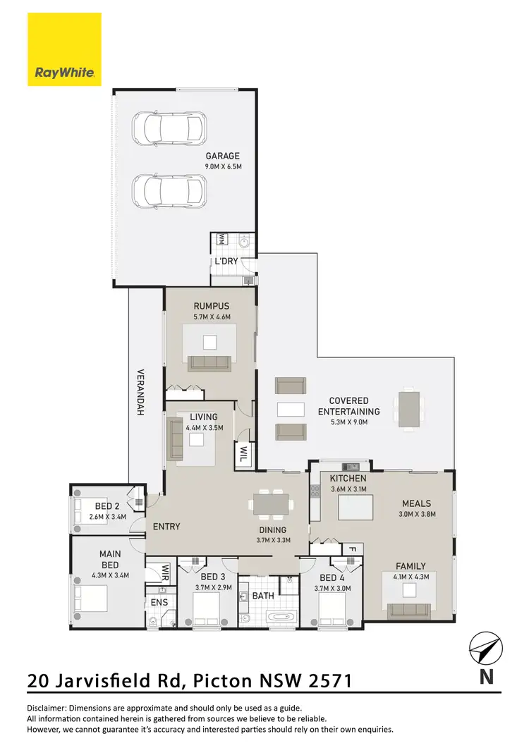 Floorplan of Homely house listing, 20 Jarvisfield Road, Picton NSW 2571
