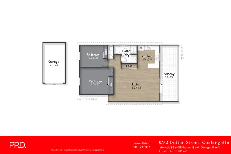 Floorplan of Homely unit listing, 8/54 Dutton Street, Coolangatta QLD 4225