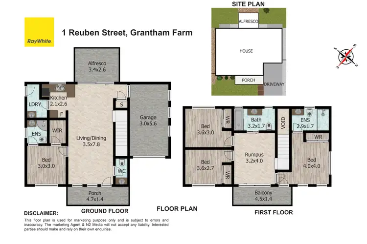 Floorplan of Homely house listing, 1 Reuben Street, Grantham Farm NSW 2765