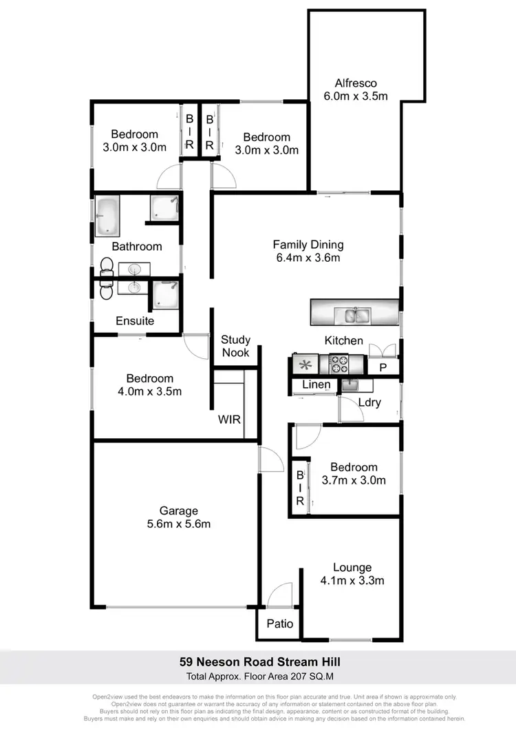 Floorplan of Homely other listing, 59 Neeson Road, Stream Hill NSW 2526