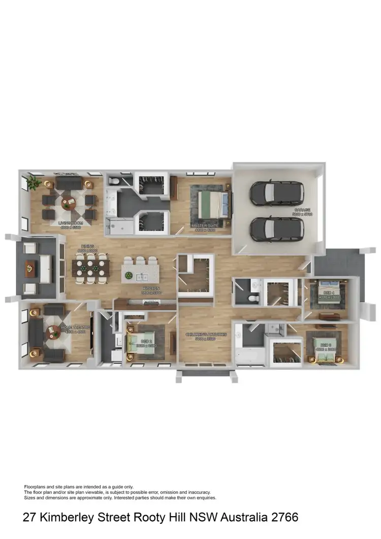 Floorplan of Homely house listing, 27 Kimberley Street, Rooty Hill NSW 2766