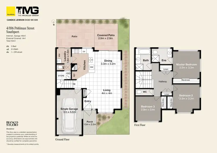 Floorplan of Homely townhouse listing, 4/106 Pohlman Street, Southport QLD 4215