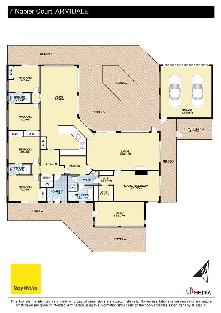 Floorplan of Homely house listing, 7 Napier Court, Armidale NSW 2350