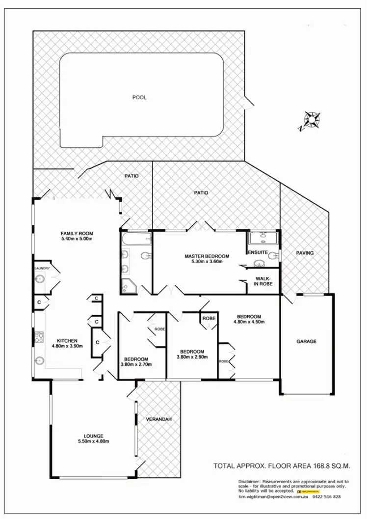 Floorplan of Homely house listing, Address available on request