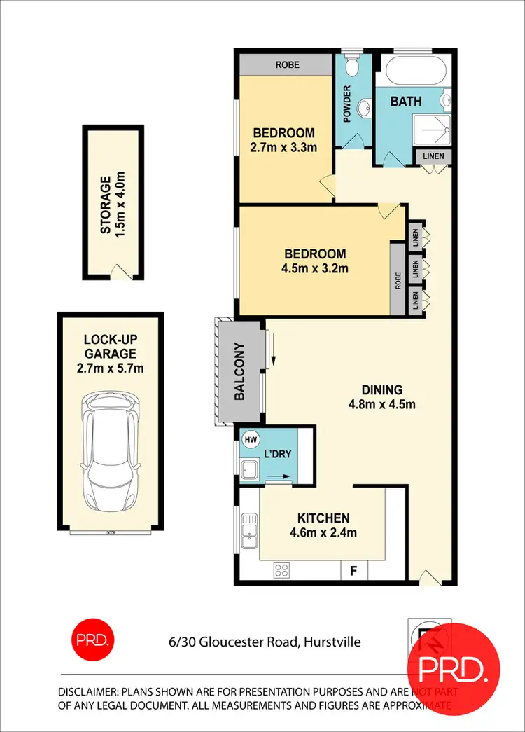 Floorplan of Homely apartment listing, 6/30 Gloucester Road, Hurstville NSW 2220