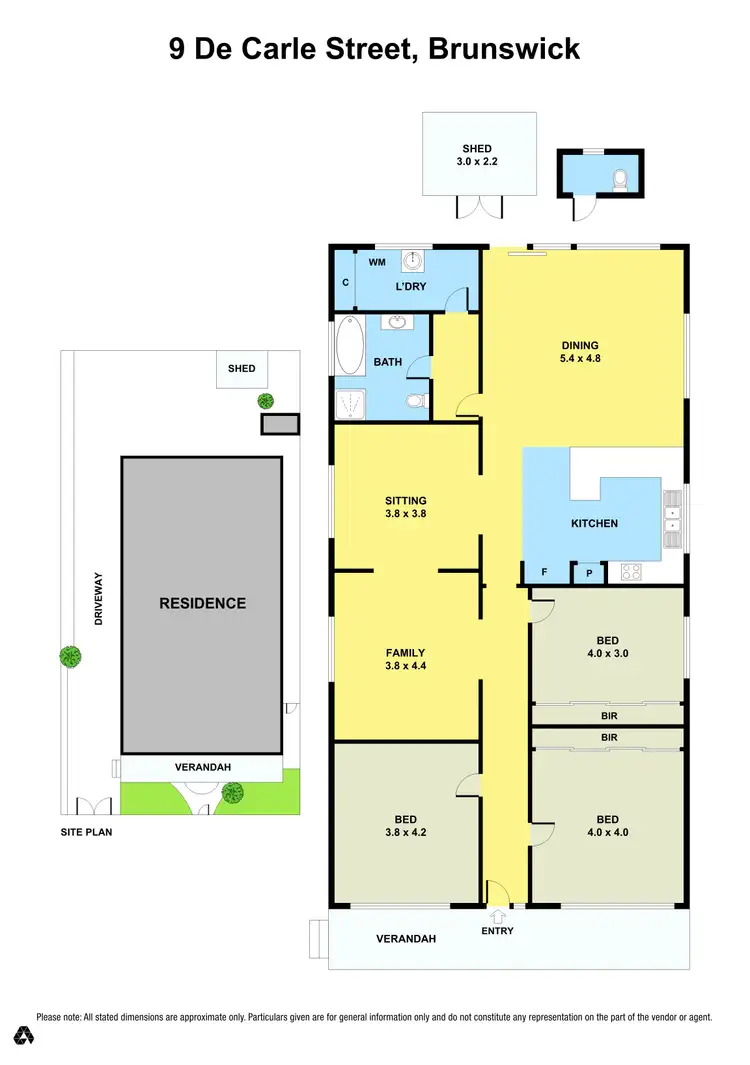 Floorplan of Homely house listing, 9 De Carle Street, Brunswick VIC 3056