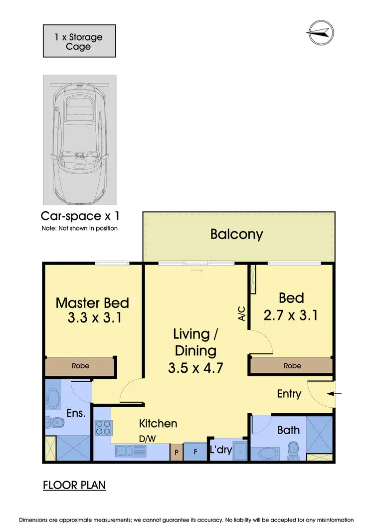 Floorplan of Homely apartment listing, 110/1213 Centre Road, Oakleigh South VIC 3167