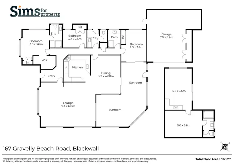 Floorplan of Homely house listing, 167 Gravelly Beach Road, Blackwall TAS 7275
