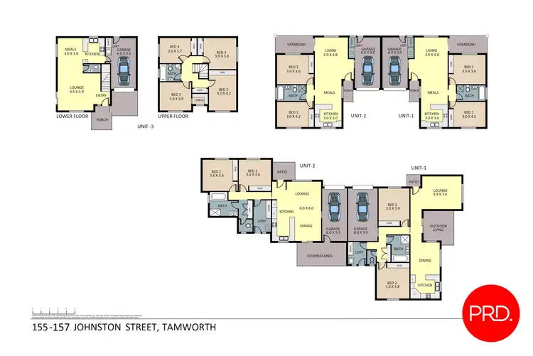 Floorplan of Homely block of units listing, 155-157 Johnston Street, Tamworth NSW 2340