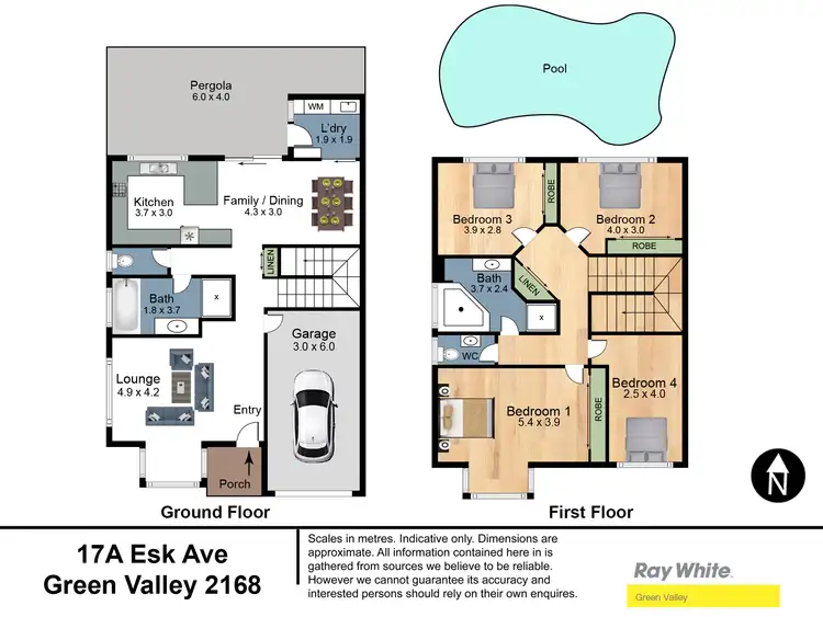 Floorplan of Homely house listing, 17A Esk Avenue, Green Valley NSW 2168