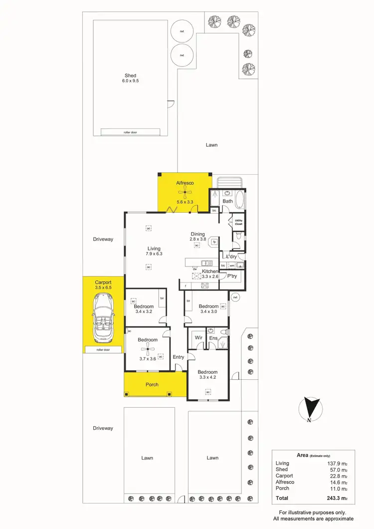 Floorplan of Homely other listing, 55 Livingstone Avenue, Prospect SA 5082