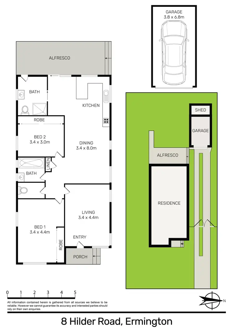 Floorplan of Homely house listing, 8 Hilder Road, Ermington NSW 2115