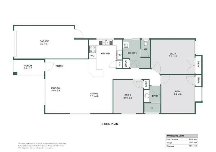 Floorplan of Homely house listing, 2/5 Galatea Road, Falcon WA 6210