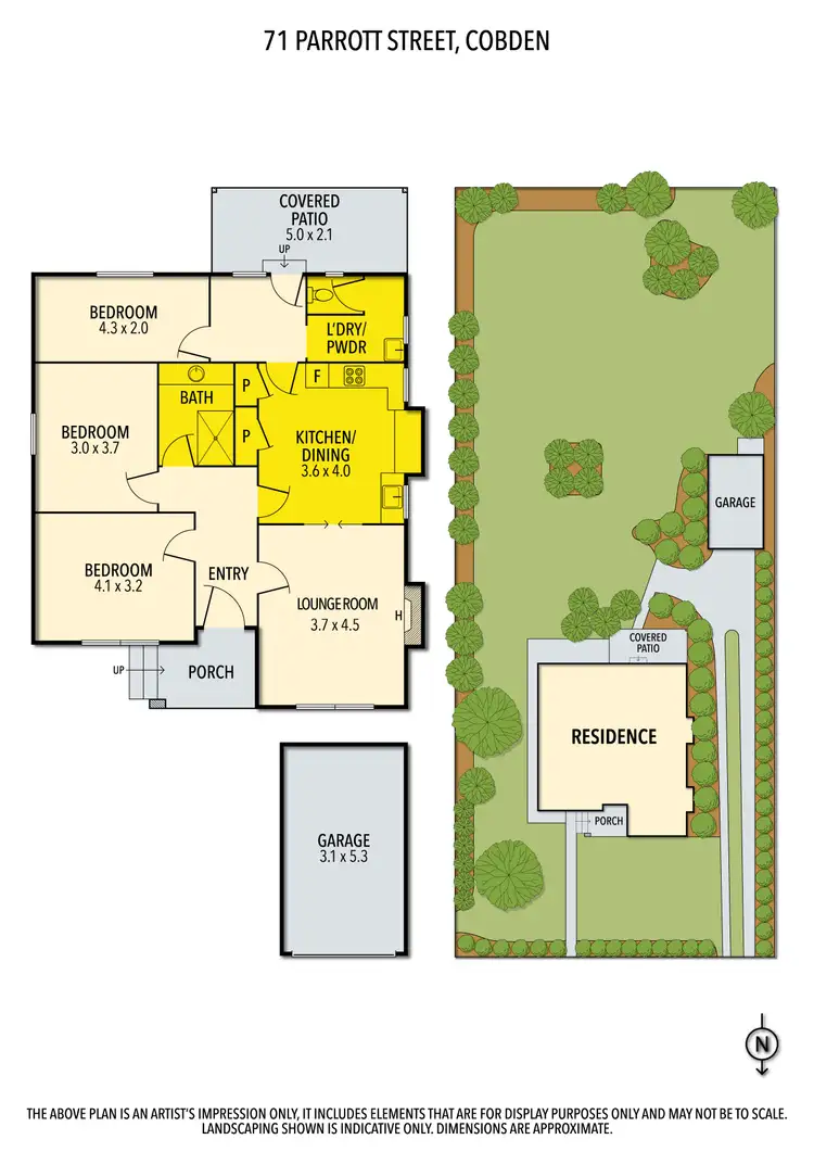 Floorplan of Homely house listing, 71 Parrott Street, Cobden VIC 3266