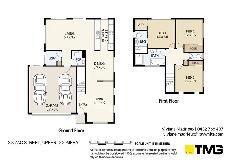 Floorplan of Homely house listing, 2/3 Zac Street, Upper Coomera QLD 4209