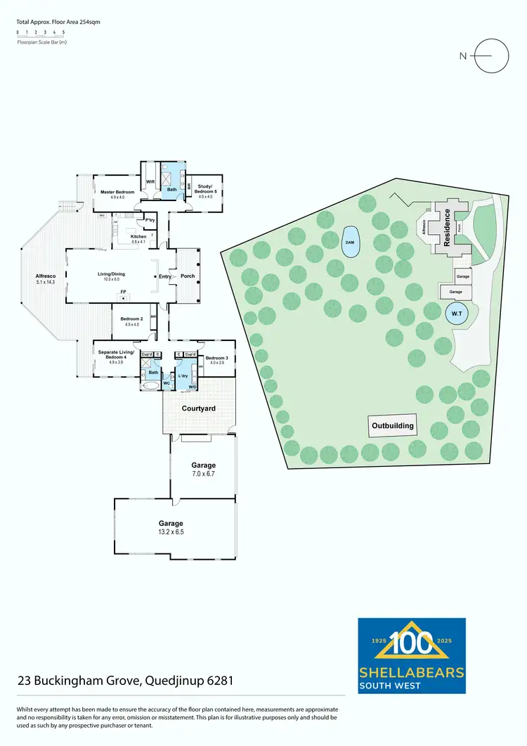 Floorplan of Homely house listing, 23 Buckingham Grove, Quedjinup WA 6281