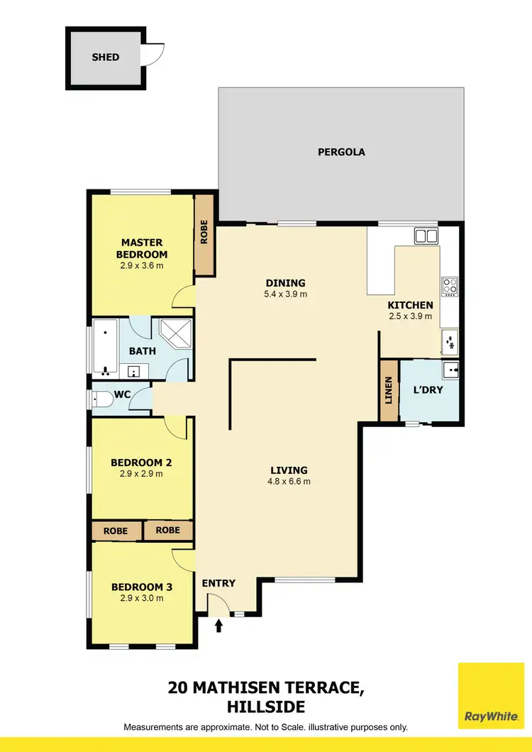 Floorplan of Homely house listing, 20 Mathisen Terrace, Hillside VIC 3037