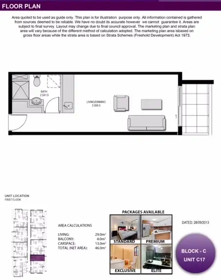 Floorplan of Homely apartment listing, 109/8C Myrtle Street, Prospect NSW 2148