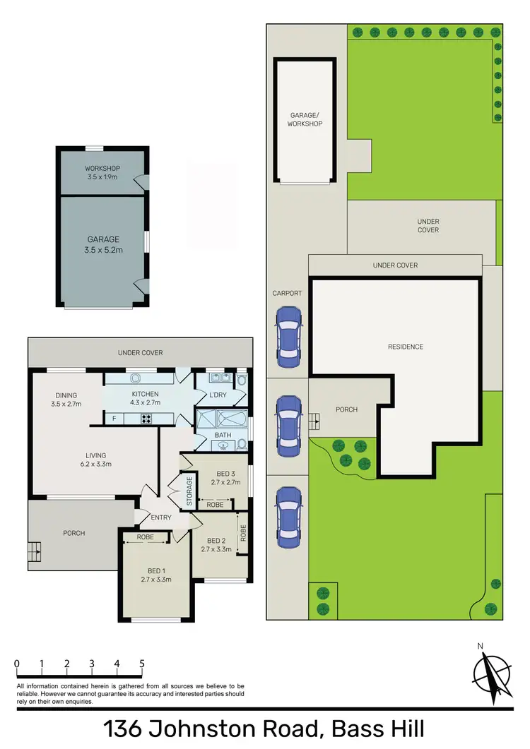 Floorplan of Homely house listing, 136 Johnston Road, Bass Hill NSW 2197