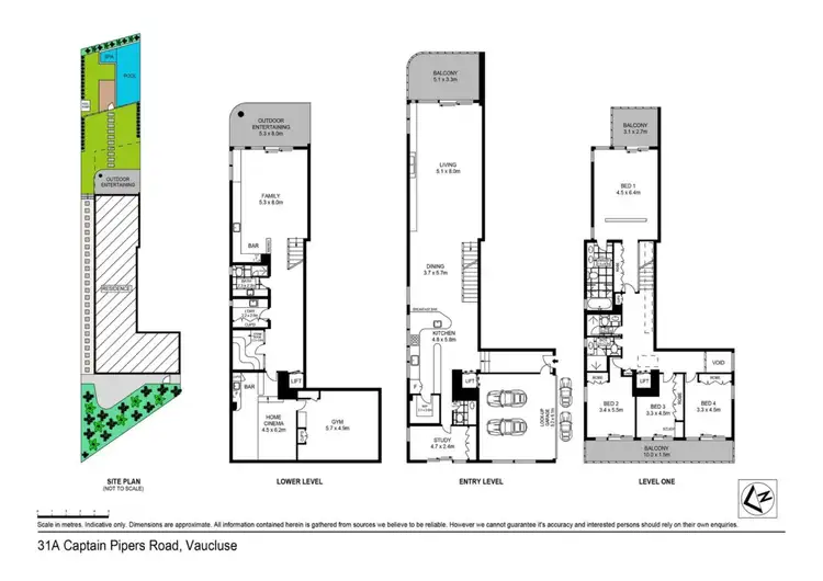 Floorplan of Homely house listing, 31a Captain Pipers Road, Vaucluse NSW 2030