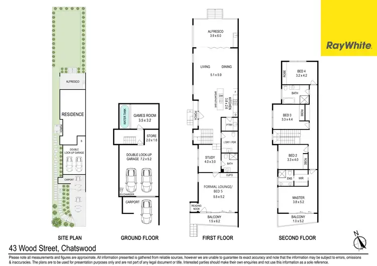 Floorplan of Homely house listing, 43 Wood Street, Chatswood NSW 2067
