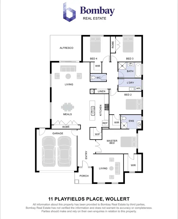 Floorplan of Homely house listing, 11 Playfields Place, Wollert VIC 3750