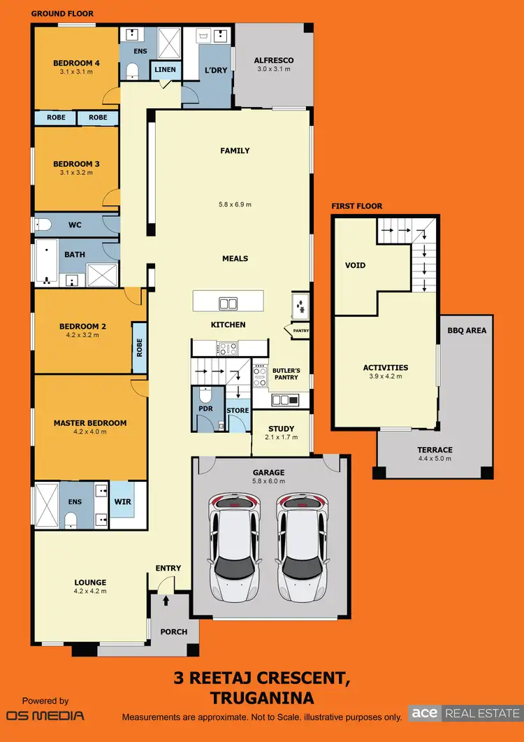 Floorplan of Homely house listing, 3 Reetaj Crescent, Truganina VIC 3029