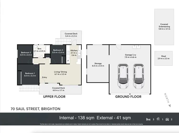 Floorplan of Homely house listing, 70 Saul Street, Brighton QLD 4017