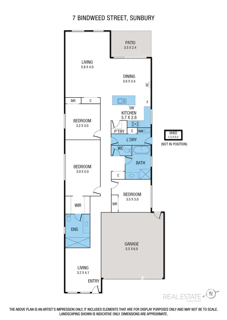 Floorplan of Homely house listing, 7 Bindweed Street, Sunbury VIC 3429