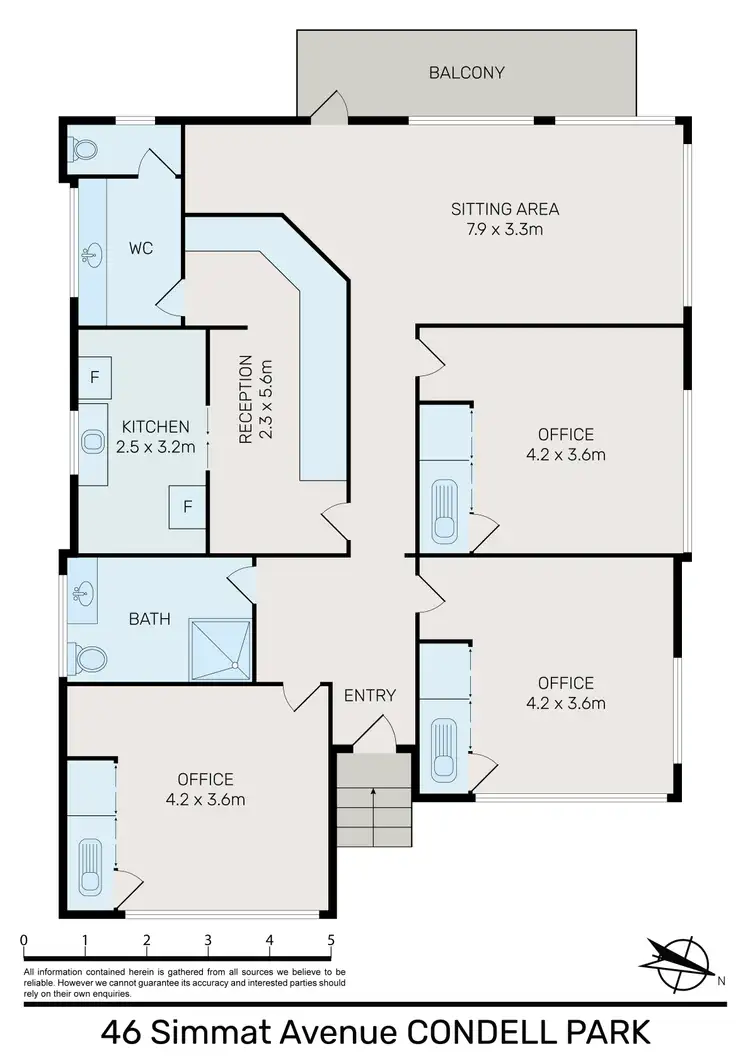 Floorplan of Homely house listing, 46 Simmat Ave, Condell Park NSW 2200