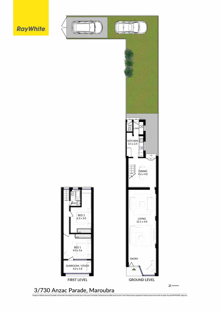 Floorplan of Homely house listing, 3/730 Anzac Parade, Maroubra NSW 2035