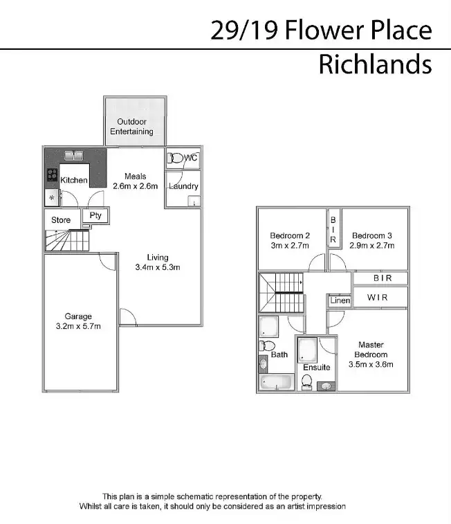 Floorplan of Homely house listing, 29/19 Flower Place, Richlands QLD 4077