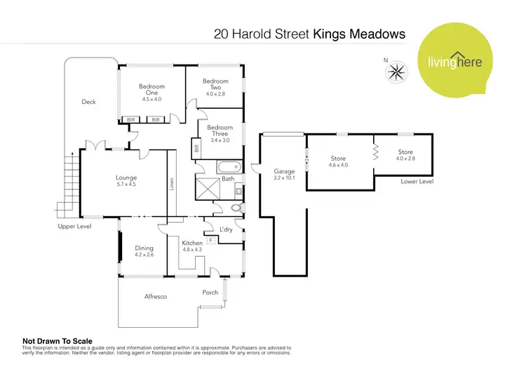 Floorplan of Homely house listing, 20 Harold Street, Kings Meadows TAS 7249