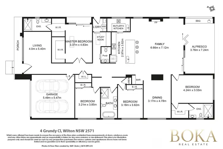 Floorplan of Homely house listing, 4 Grundy Close, Wilton NSW 2571