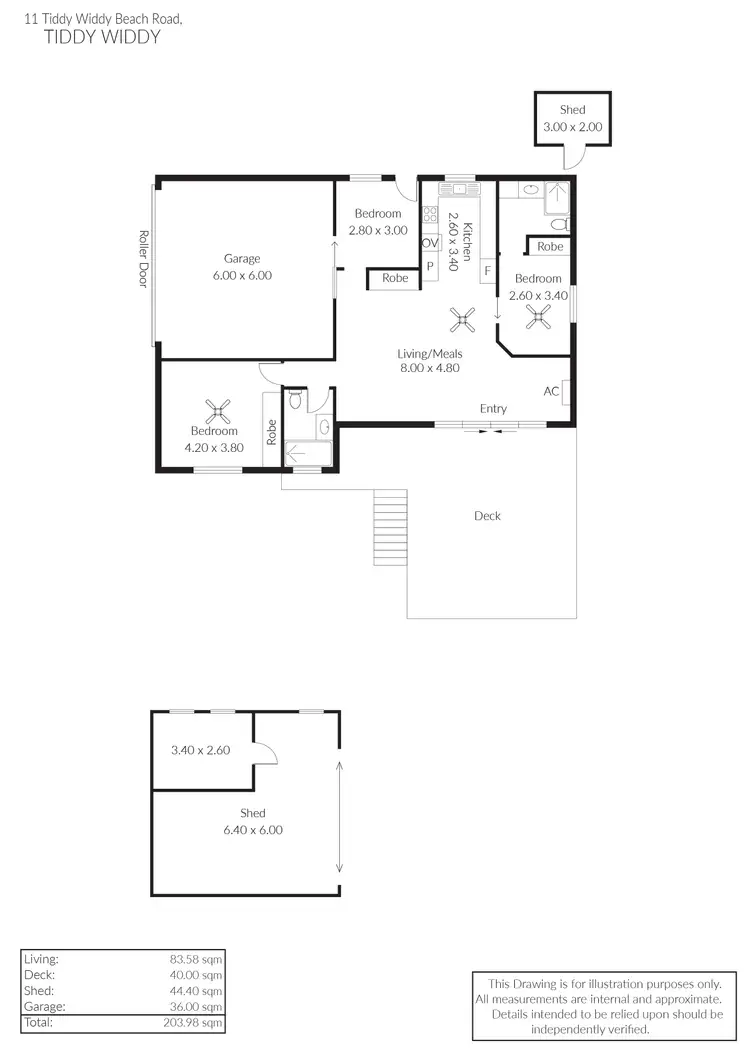 Floorplan of Homely house listing, 11 Tiddy Widdy Beach Road, Tiddy Widdy Beach SA 5571
