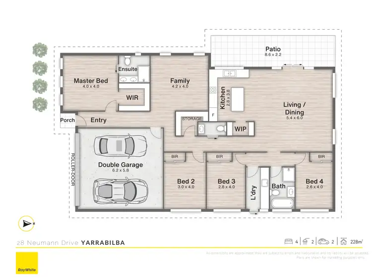 Floorplan of Homely house listing, 28 Neumann Drive, Yarrabilba QLD 4207