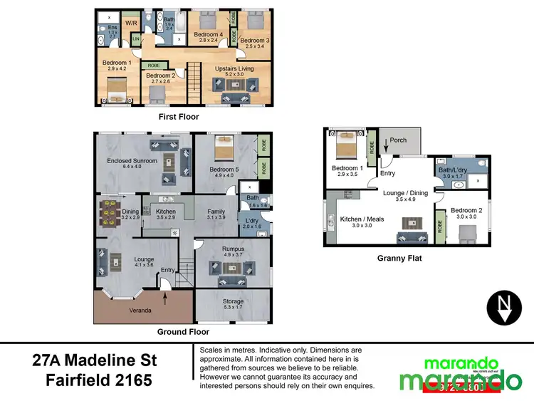 Floorplan of Homely house listing, 27A Madeline Street, Fairfield West NSW 2165