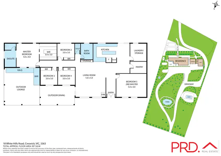 Floorplan of Homely house listing, 18 White Hills Road, Creswick VIC 3363