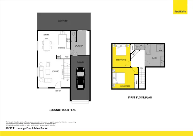 Floorplan of Homely unit listing, 10/12 Erromango Drive, Jubilee Pocket QLD 4802