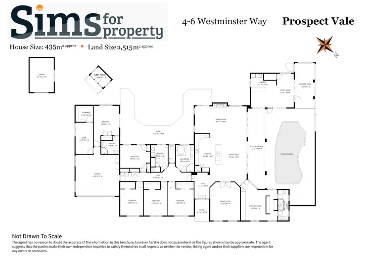 Floorplan of Homely house listing, 4-6 Westminster Way, Prospect Vale TAS 7250