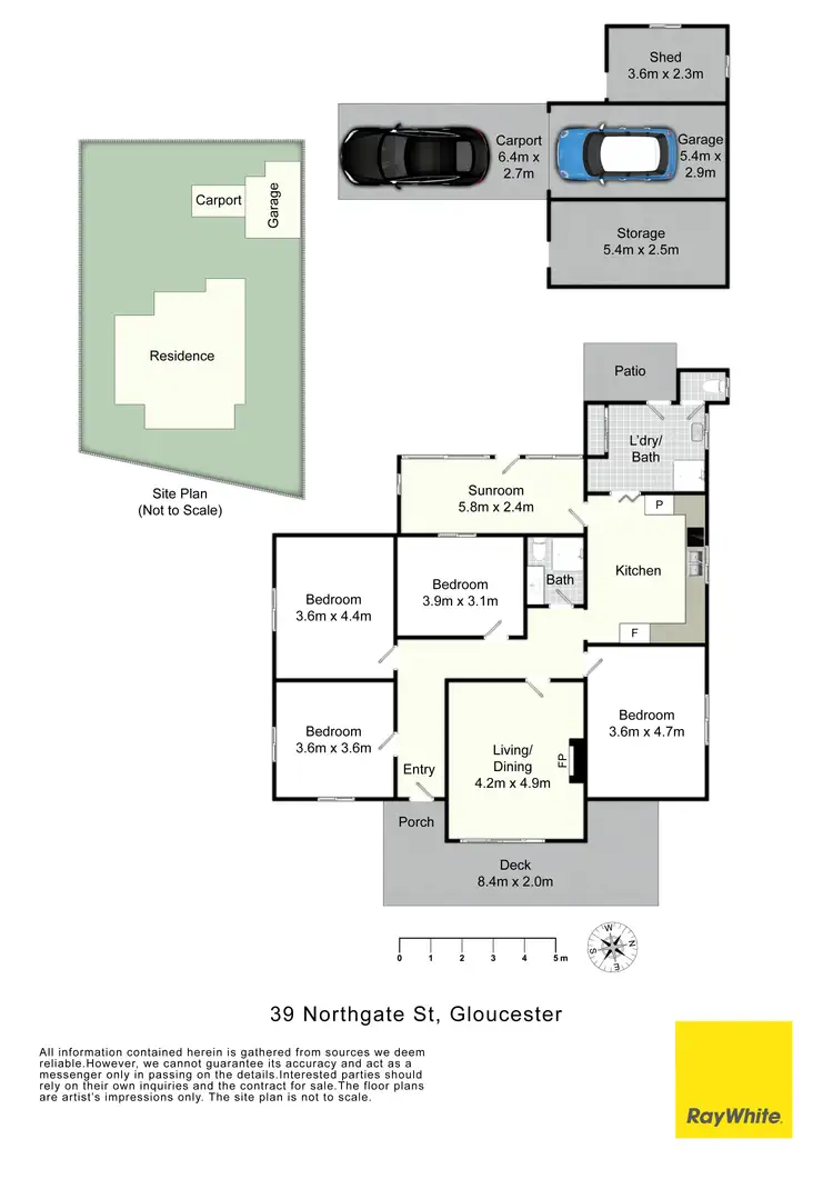 Floorplan of Homely house listing, 39 Northgate Street, Gloucester NSW 2422