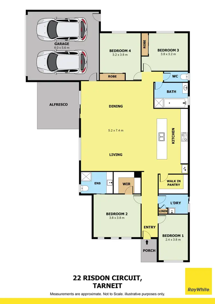 Floorplan of Homely house listing, 22 Risdon Circuit, Tarneit VIC 3029