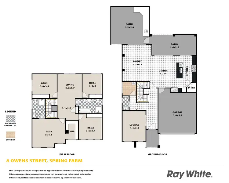 Floorplan of Homely house listing, 8 Owens Street, Spring Farm NSW 2570