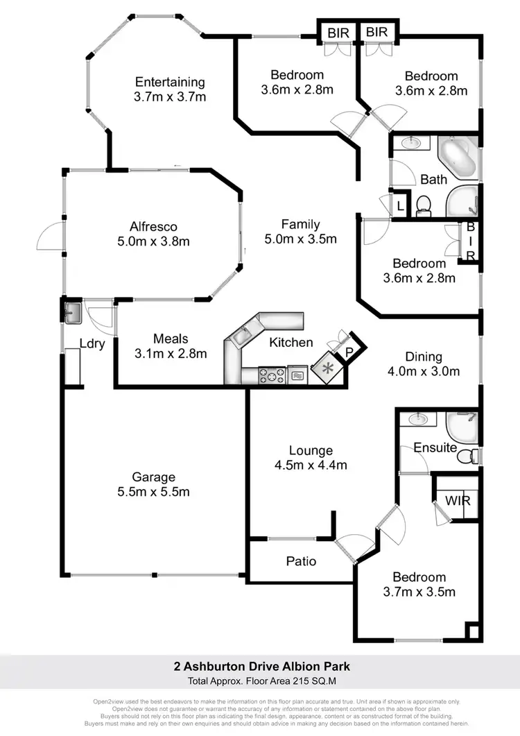 Floorplan of Homely house listing, 2 Ashburton Drive, Albion Park NSW 2527