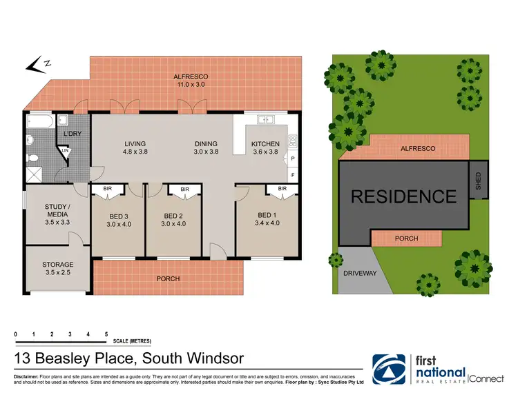 Floorplan of Homely house listing, 13 Beasley Place, South Windsor NSW 2756