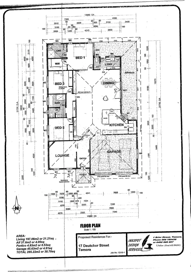 Floorplan of Homely house listing, 17 Deutcher Street, Temora NSW 2666