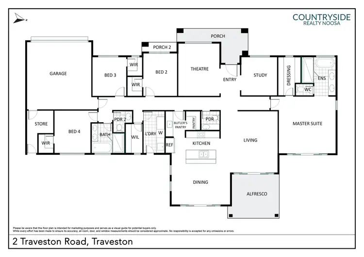 Floorplan of Homely rural property listing, 2 Traveston Road, Traveston QLD 4570
